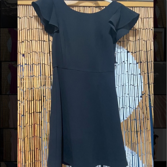 Black Ruffle Dress - Picture 4 of 5